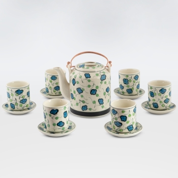 Bộ ấm chén tích số 1 hoa 4 lá